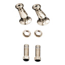 Modified Swing Arm Couplers P0166 in Polished Nickel