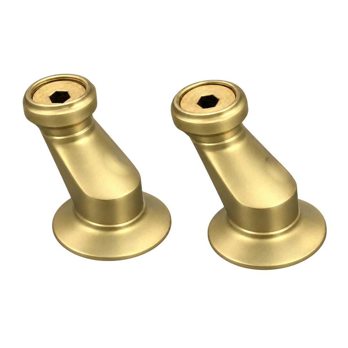 Modified Swing Arm Couplers P0166 in Raw Brass