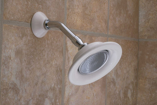 Strom Living Shower Head Porcelain Sunflower with 3.50 Diameter