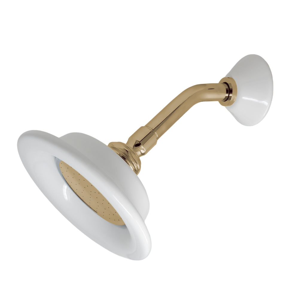 Strom Living Shower Head Porcelain Sunflower with 3.50 Diameter