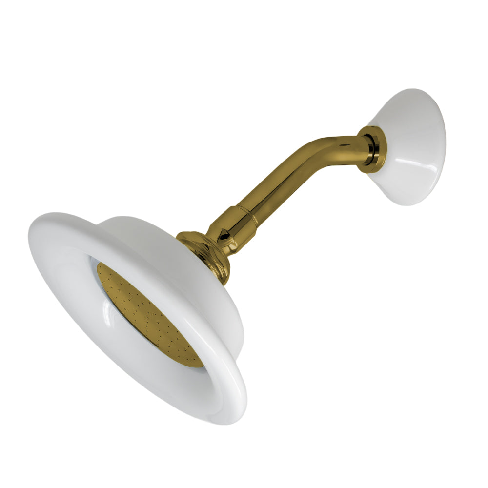 Strom Living Shower Head Porcelain Sunflower with 3.50 Diameter