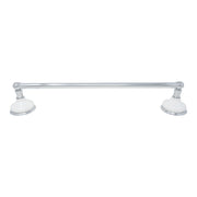 Porcelain Vintage Style Wall Mount Towel Bar, Solid Brass and Brackets P0181 | Strom Living