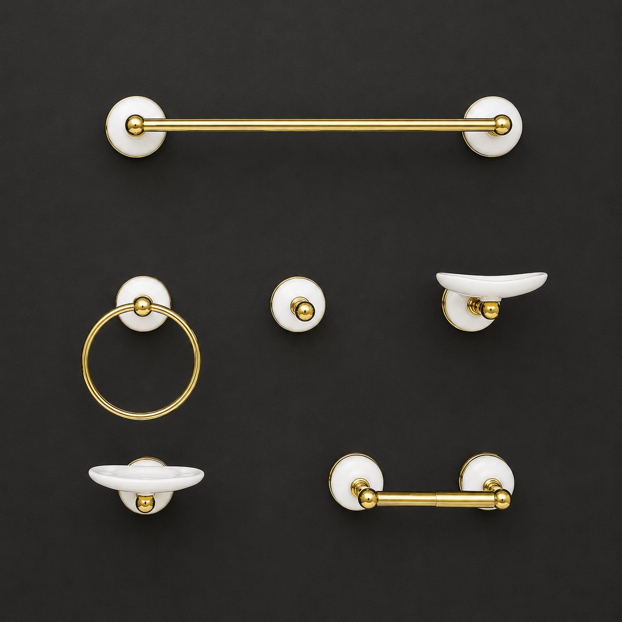 Porcelain Vintage Style Wall Mount Robe Hook, Solid Brass and Mounting Hardware P0186 | Strom Living - Bathroom Accessories
