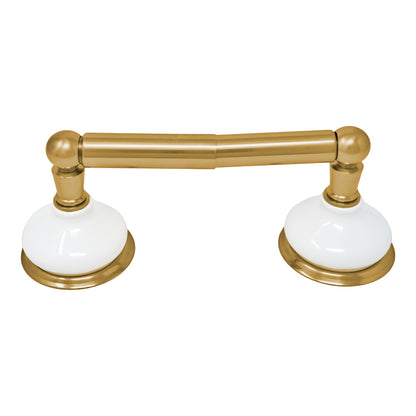 Strom Living Columbia Vintage Style Wall Mounted Porcelain Toilet Paper Holder with High-Quality Solid Brass