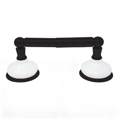 Strom Living Columbia Vintage Style Wall Mounted Porcelain Toilet Paper Holder with High-Quality Solid Brass