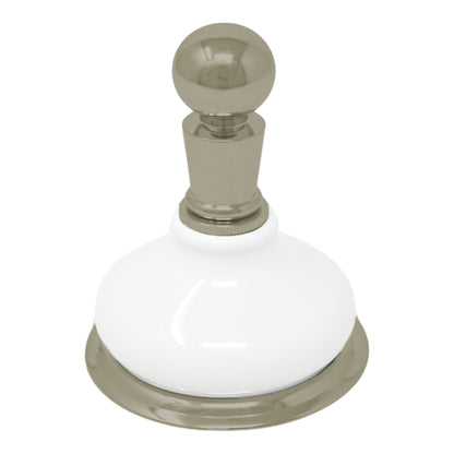 Strom Living Porcelain Vintage Style Wall Mounted Robe Hook with Solid Brass and Mounting Hardware