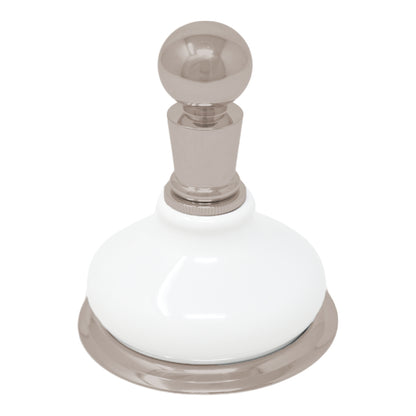 Strom Living Porcelain Vintage Style Wall Mounted Robe Hook with Solid Brass and Mounting Hardware
