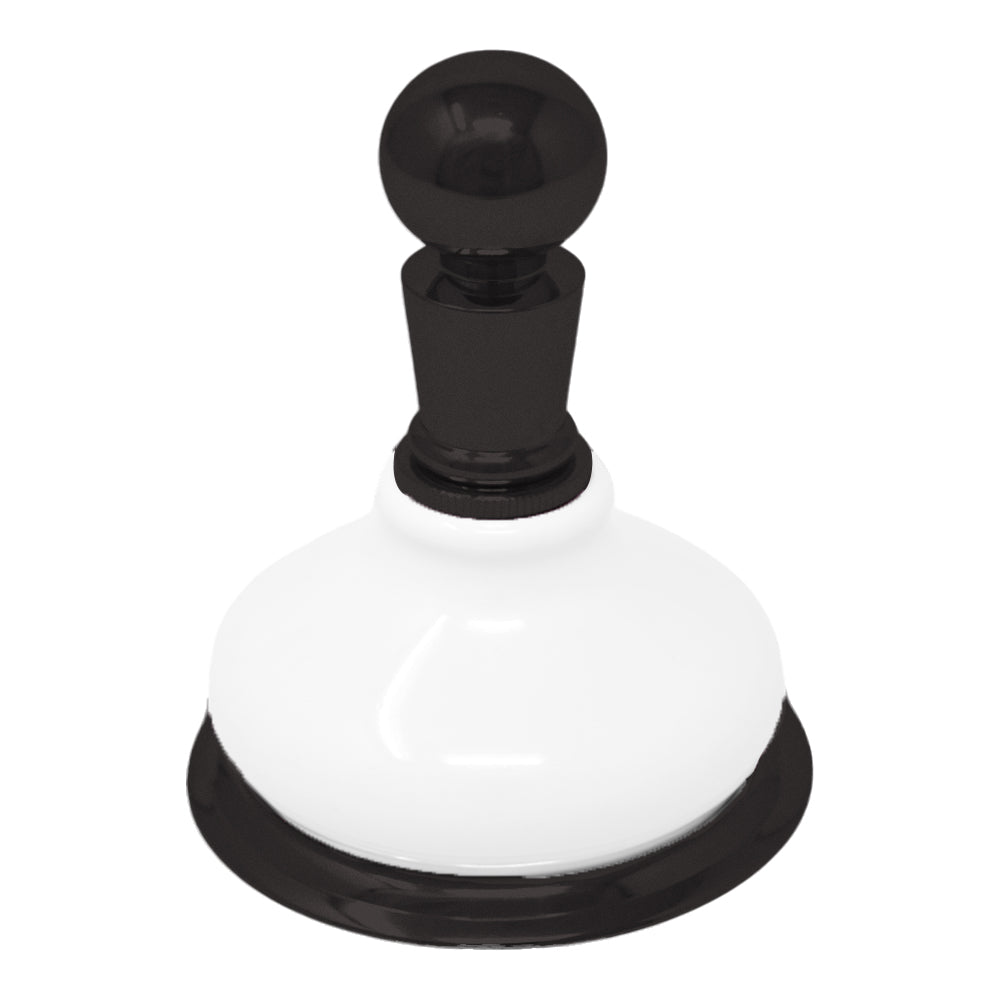 Porcelain Vintage Style Wall Mount Robe Hook, Solid Brass and Mounting Hardware P0186 | Strom Living Oil Rubbed Bronze - Bathroom Accessories