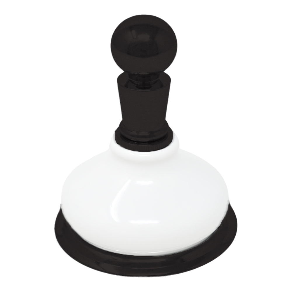 Strom Living Porcelain Vintage Style Wall Mounted Robe Hook with Solid Brass and Mounting Hardware