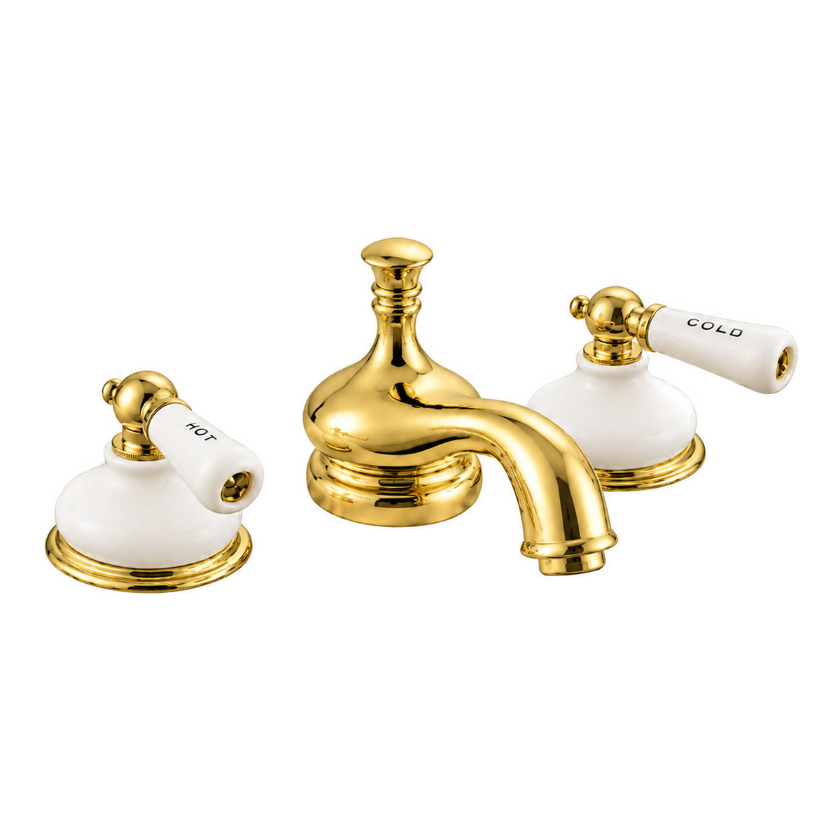 Sacramento Widespread Lavatory Faucet P0188 in Supercoat Brass / Polished Brass
