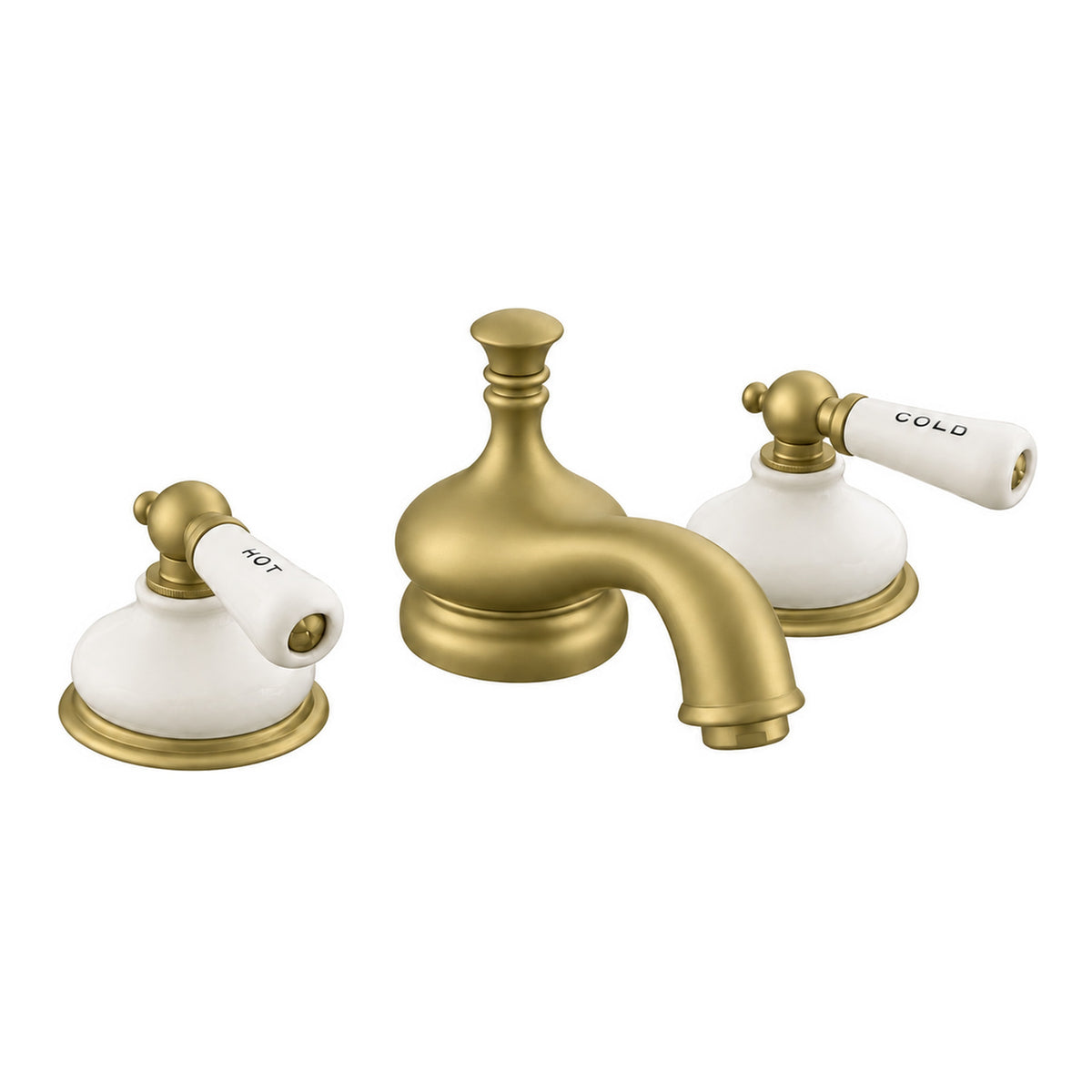 Sacramento Widespread Lavatory Faucet P0188 in Raw Brass
