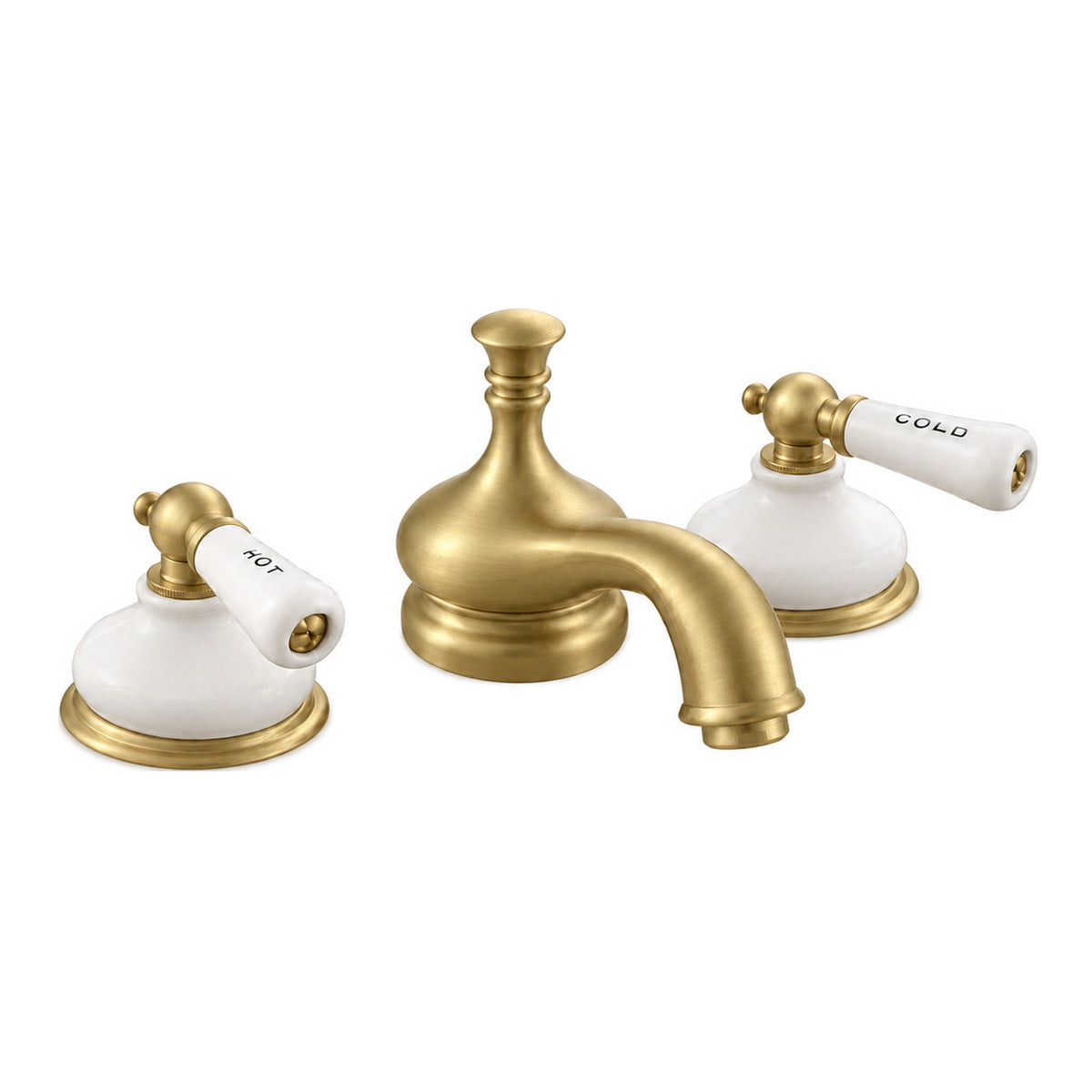 Sacramento Widespread Lavatory Faucet P0188 in Satin Brass