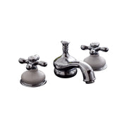Sacramento Widespread Lavatory Faucet with Porcelain Trim and Cross Handles P0188X | Strom Living