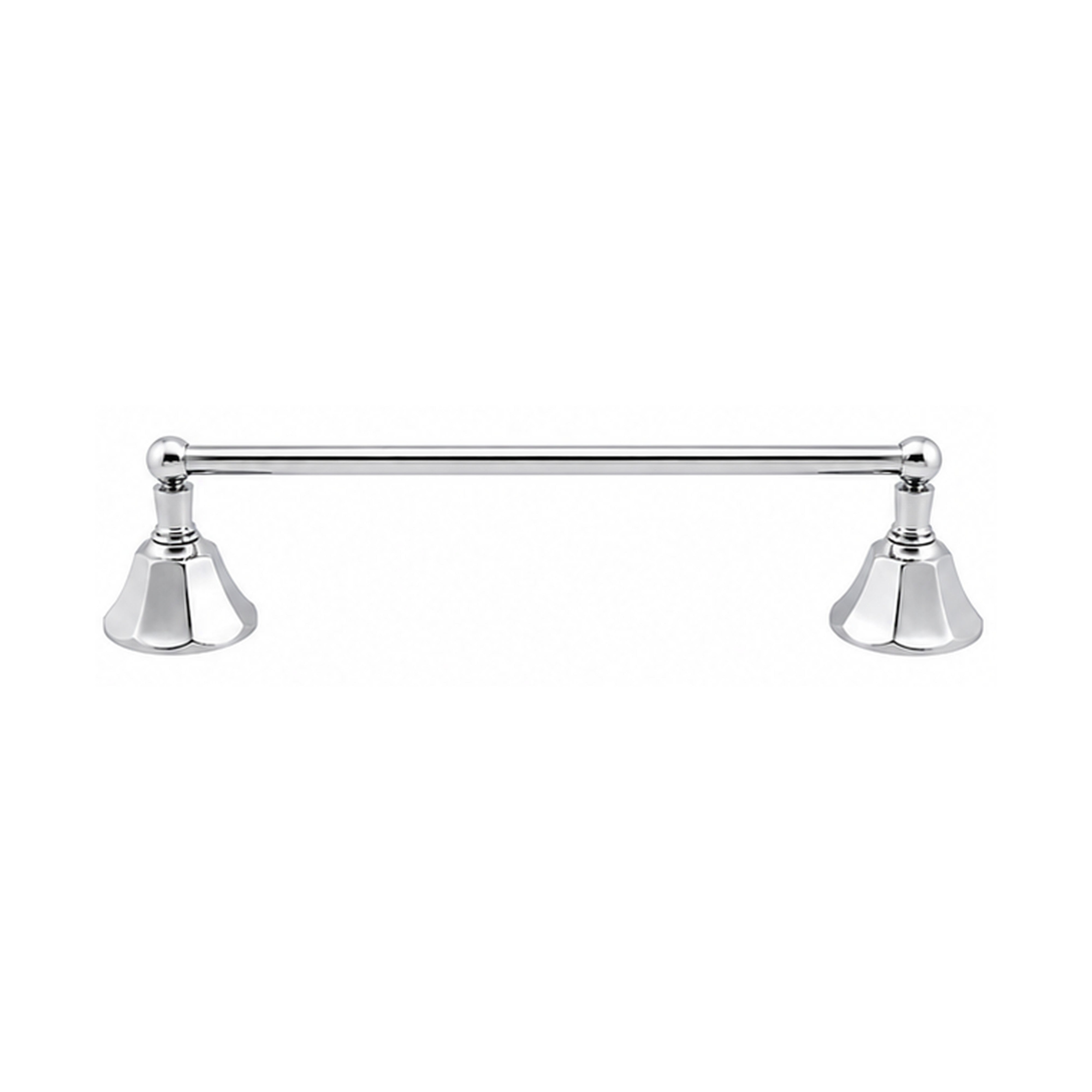 Mississippi Vintage Style Wall Mount 18" Deco Towel Bar, Solid Brass and Brackets P0197 | Strom Living - Bathroom Accessories