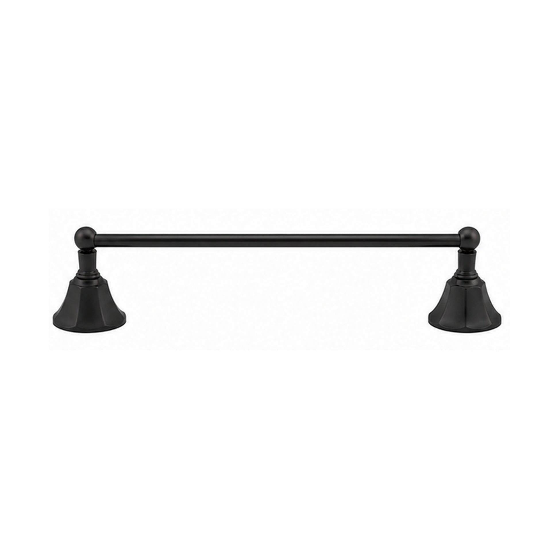 Mississippi Vintage Style Wall Mount 18" Deco Towel Bar, Solid Brass and Brackets P0197 | Strom Living Oil Rubbed Bronze 18" - Bathroom Accessories