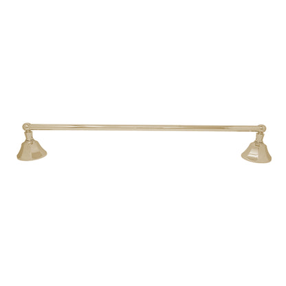 Strom Living Mississippi Vintage Style Wall Mount 18" Deco Towel Bar with High Quality Solid Brass and Brackets