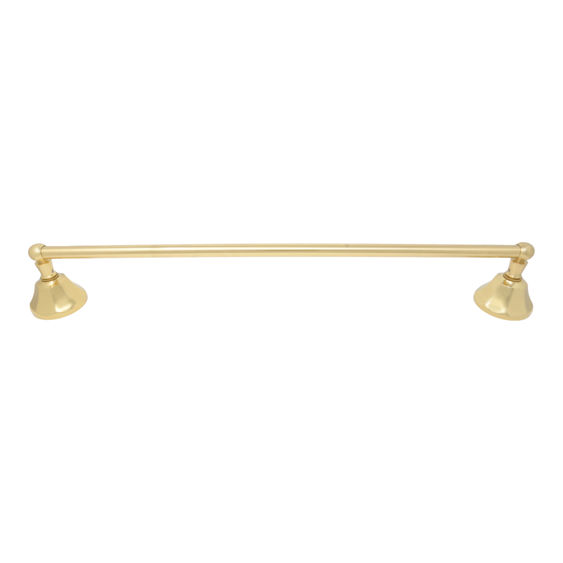 Mississippi Vintage Style Wall Mount 18" Deco Towel Bar, Solid Brass and Brackets P0197 | Strom Living - Bathroom Accessories