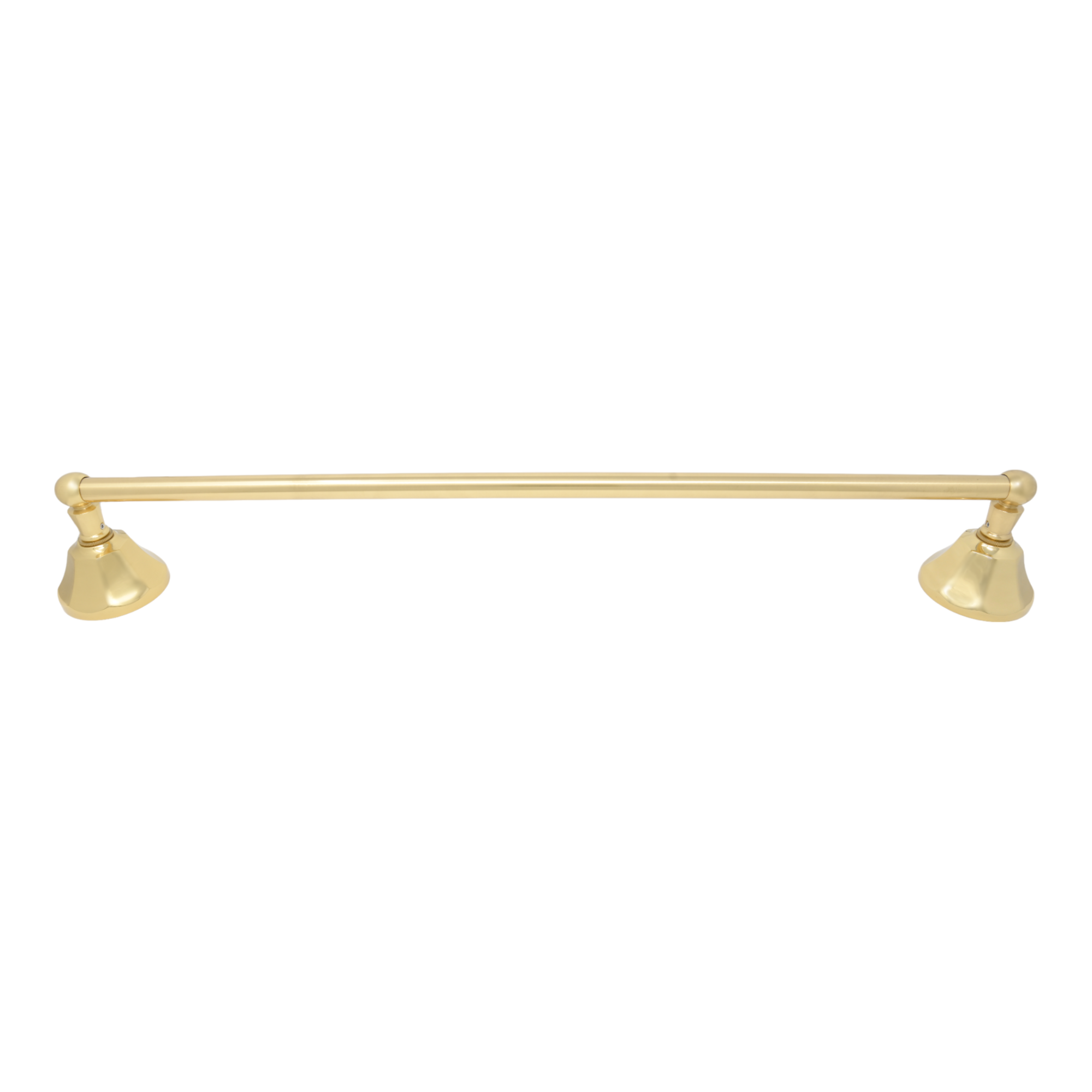 Mississippi Vintage Style Wall Mount 18" Deco Towel Bar, Solid Brass and Brackets P0197 | Strom Living - Bathroom Accessories
