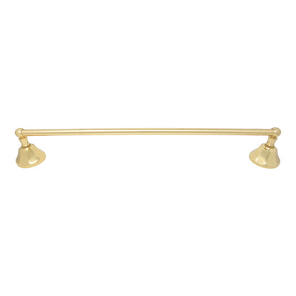 Strom Living Mississippi Vintage Style Wall Mount 18" Deco Towel Bar with High Quality Solid Brass and Brackets