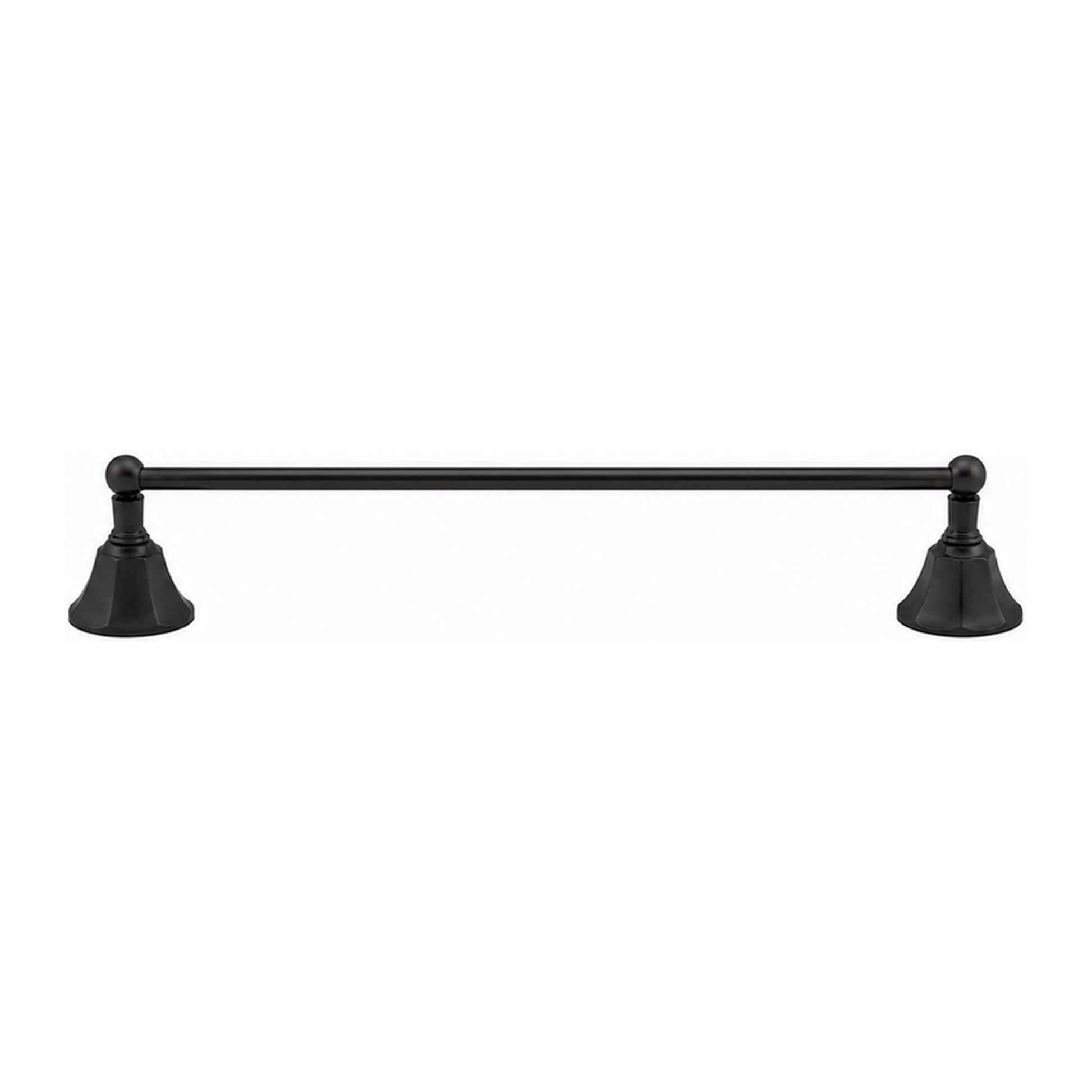 Mississippi Vintage Style Wall Mount 18" Deco Towel Bar, Solid Brass and Brackets P0197 | Strom Living Oil Rubbed Bronze 24" - Bathroom Accessories