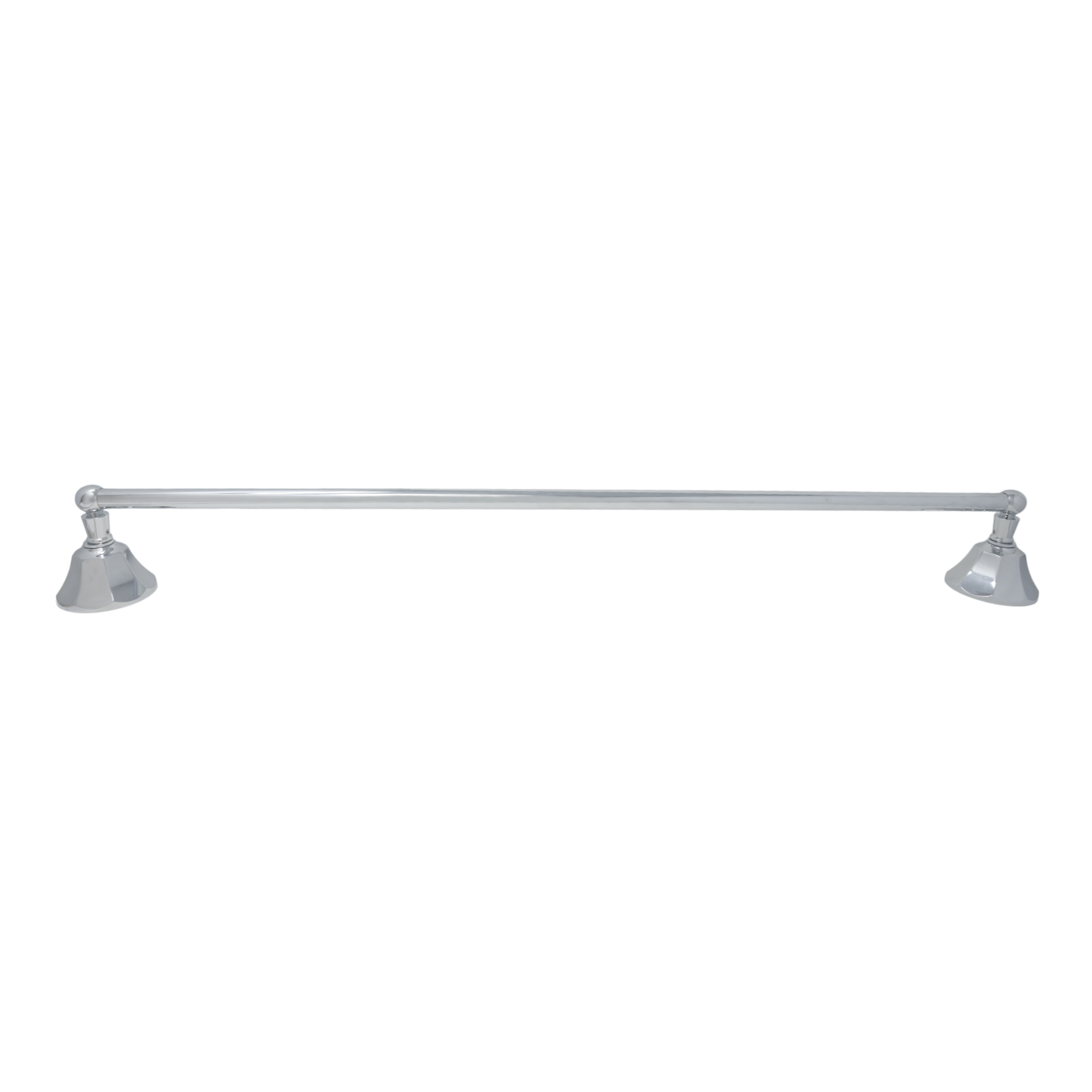 Mississippi Vintage Style Wall Mount 18" Deco Towel Bar, Solid Brass and Brackets P0197 | Strom Living - Bathroom Accessories