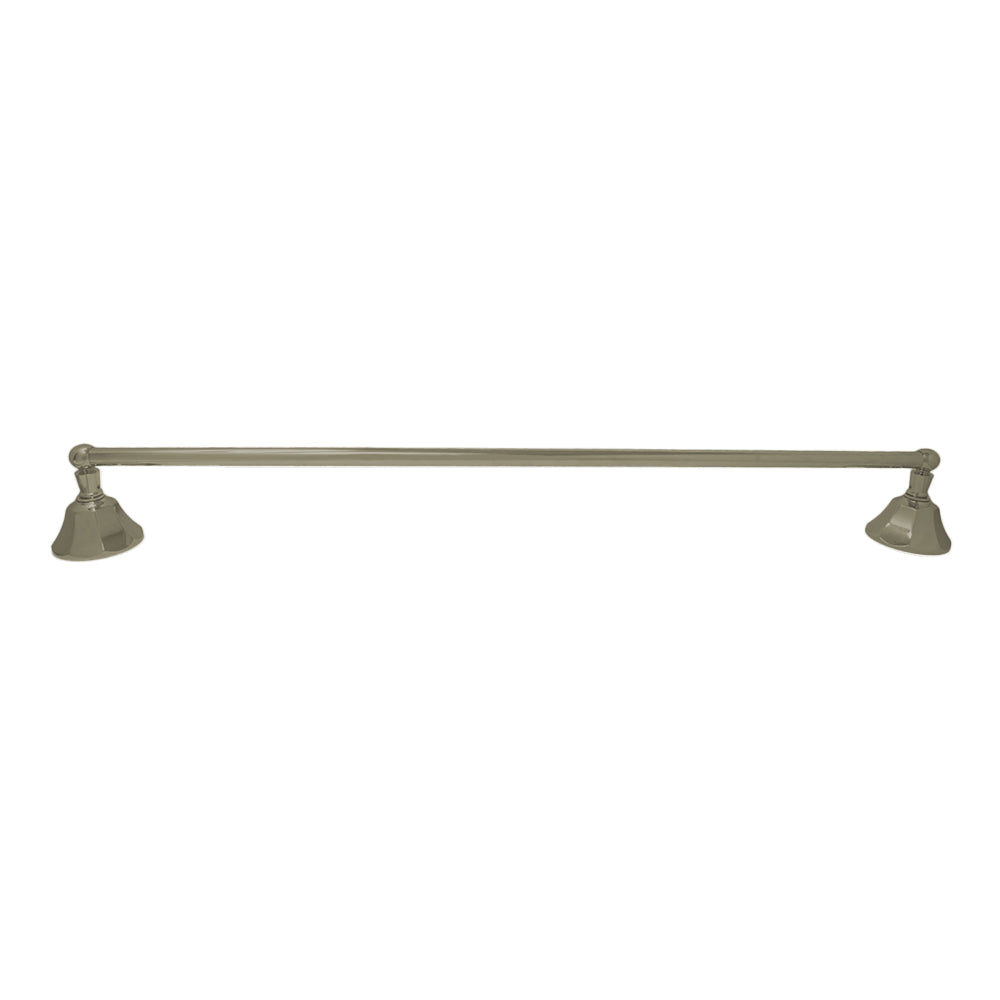 Strom Living Mississippi Vintage Style Wall Mount 18" Deco Towel Bar with High Quality Solid Brass and Brackets