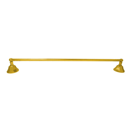 Strom Living Mississippi Vintage Style Wall Mount 18" Deco Towel Bar with High Quality Solid Brass and Brackets