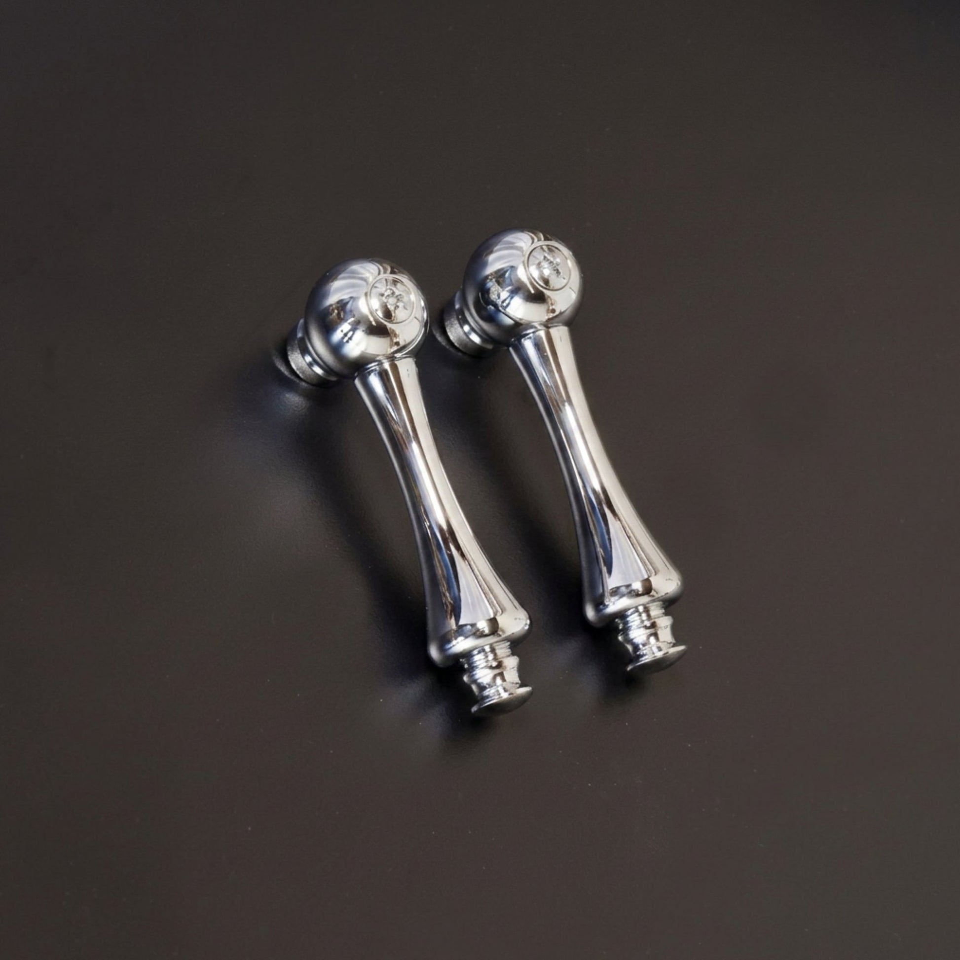 Faucet Handle Set Pair, Solid Brass P0202 | Strom Living - Faucet Parts