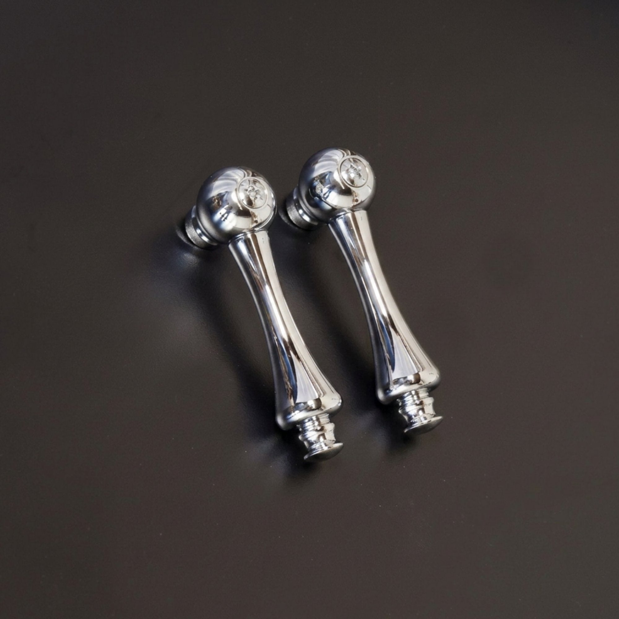 Faucet Handle Set Pair, Solid Brass P0202 | Strom Living - Faucet Parts