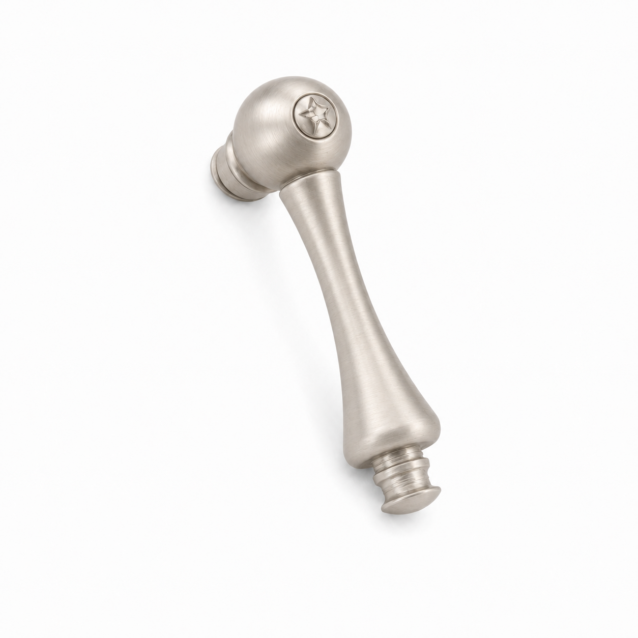 Faucet Handle Set Pair, Solid Brass P0202 | Strom Living Matte Nickel Diverter Handle - Faucet Parts