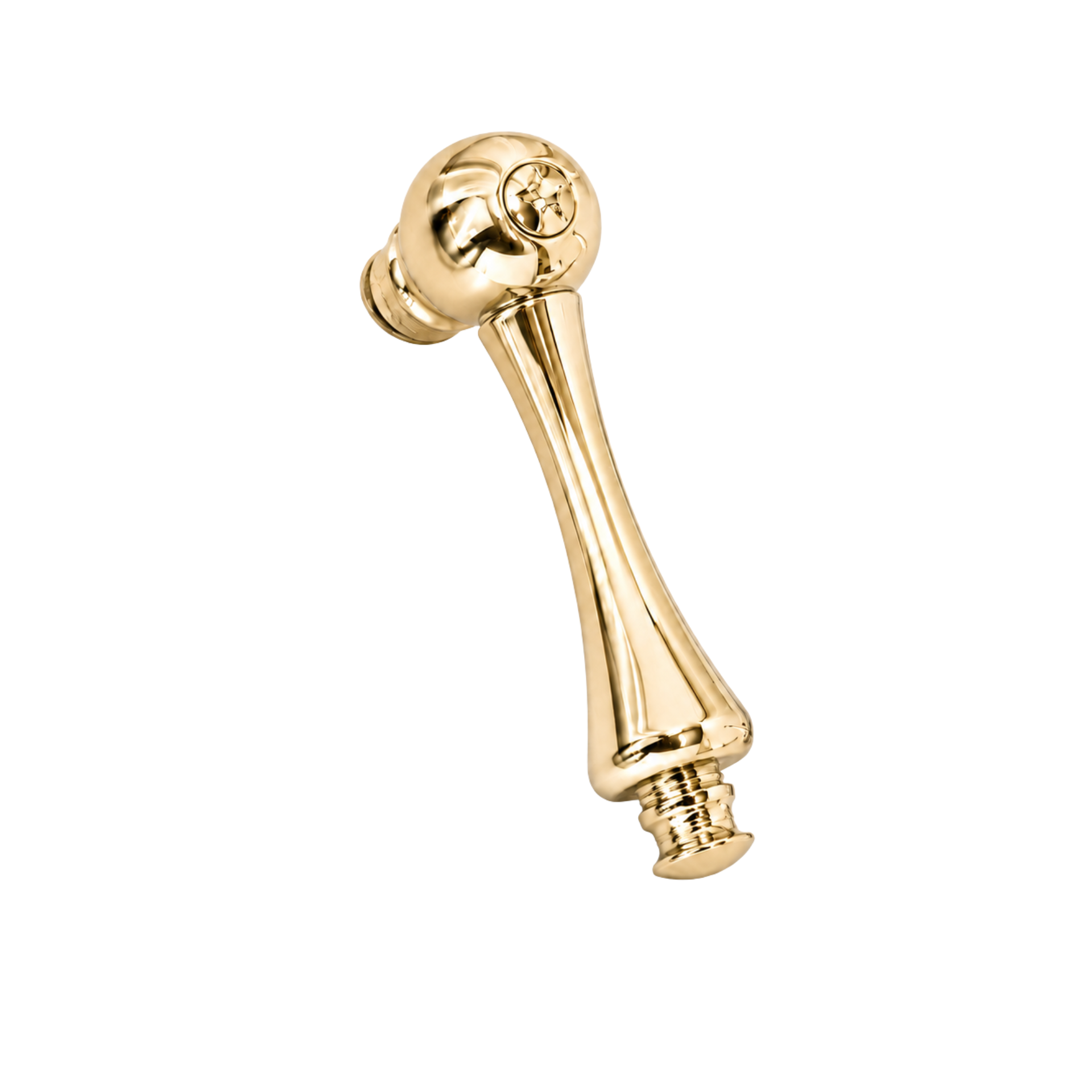 Faucet Handle Set Pair, Solid Brass P0202 | Strom Living Polished Brass Diverter Handle - Faucet Parts