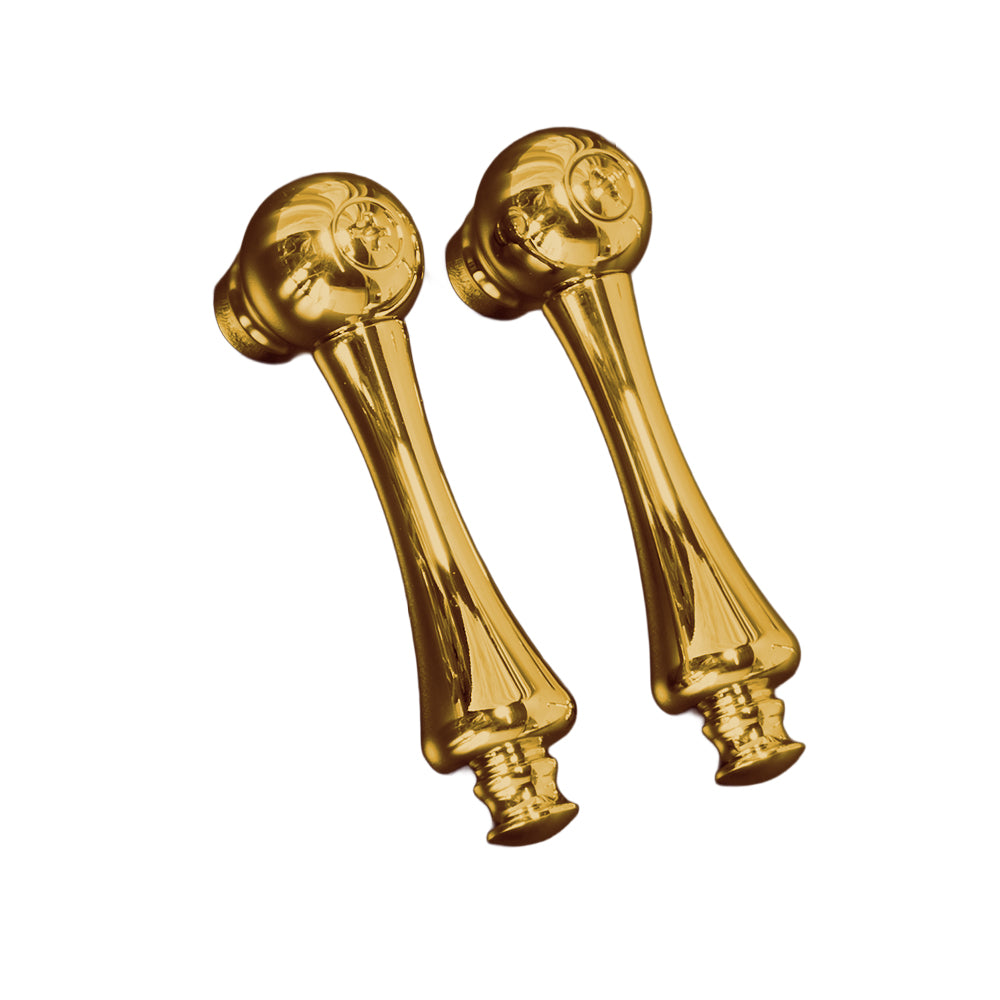 Faucet Handle Set Pair, Solid Brass P0202 | Strom Living - Faucet Parts