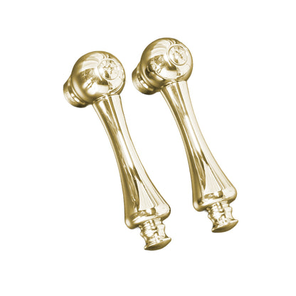 Strom Living P0202 Faucet Handle Set Pair with Solid Brass