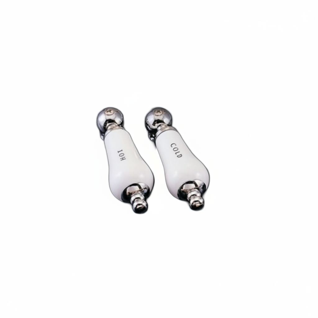 Strom Living P0204 Porcelain Lever Handle Pair
