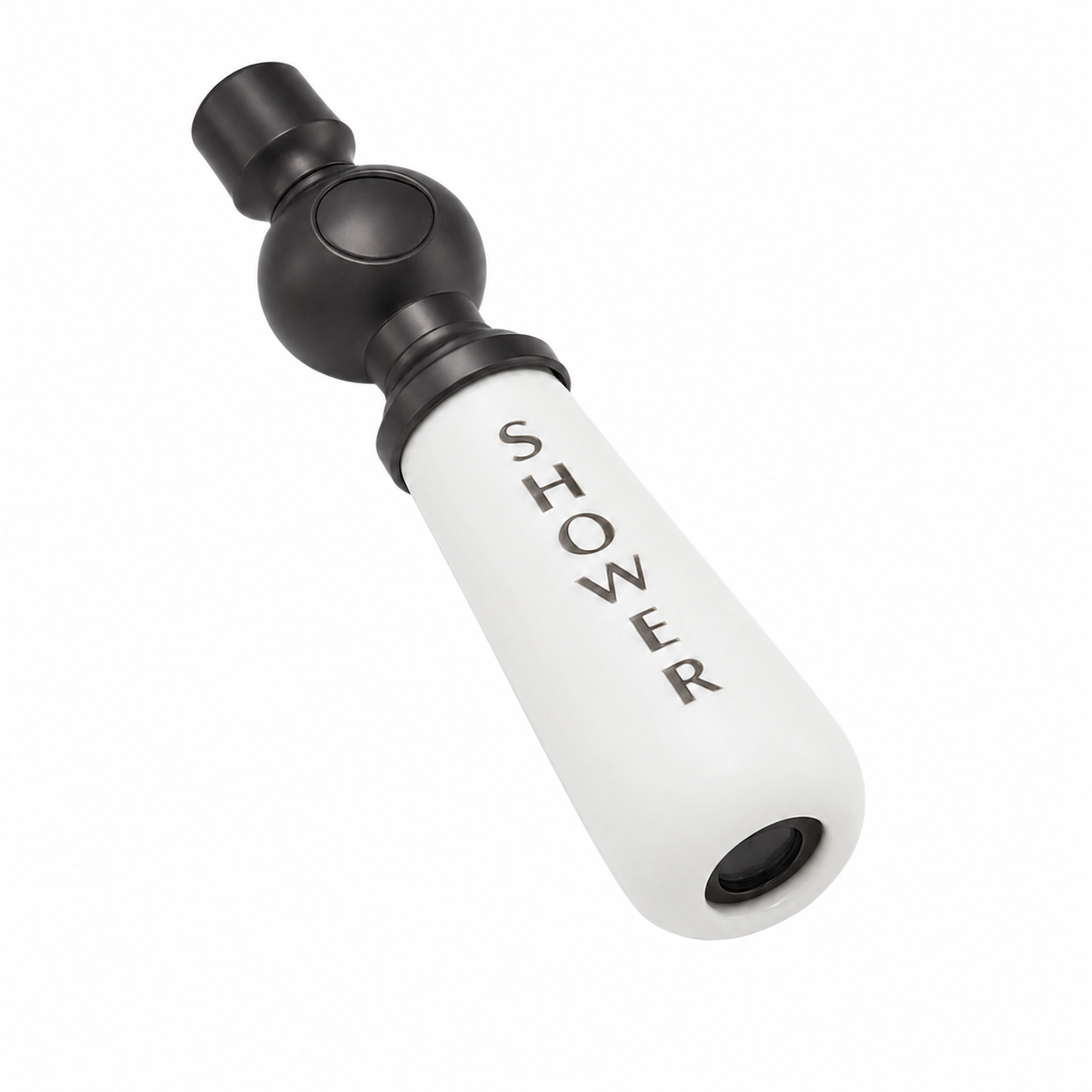 Strom Living P0206 Porcelain Diverter Handle Satin Black - Faucet Parts