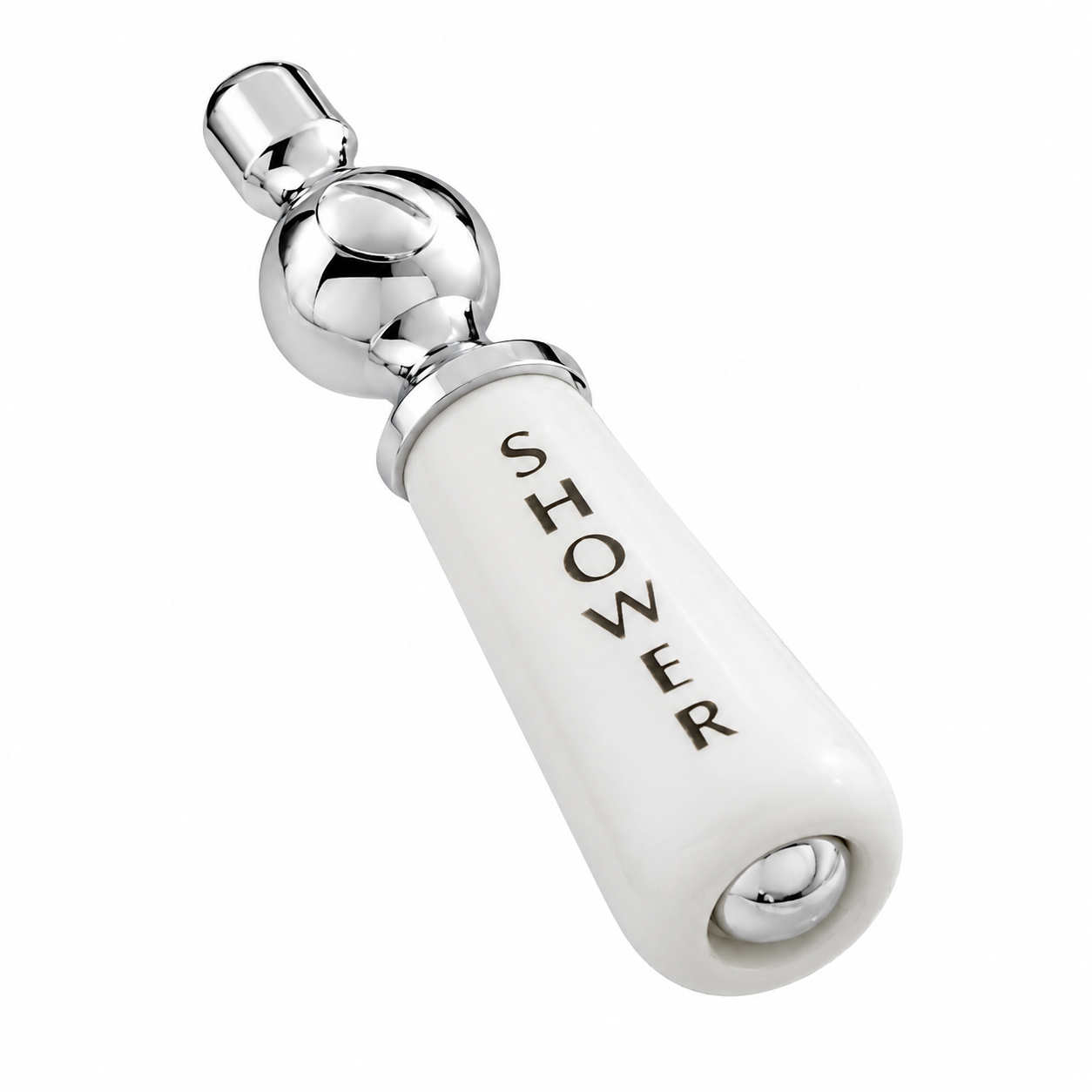 Strom Living P0206 Porcelain Diverter Handle Chrome - Faucet Parts