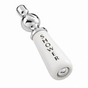 Strom Living P0206 Porcelain Diverter Handle Chrome - Faucet Parts