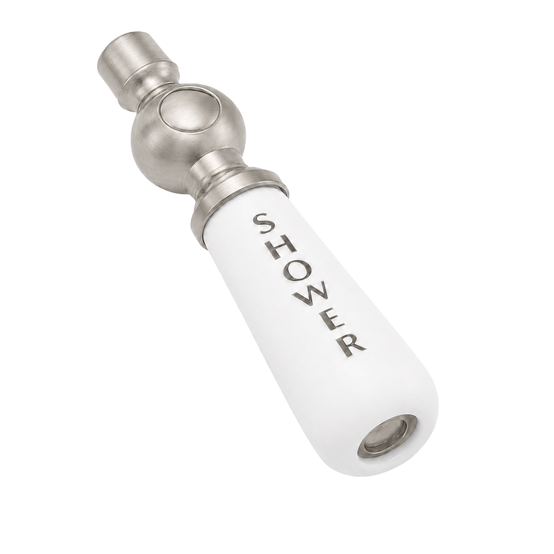 Strom Living P0206 Porcelain Diverter Handle Matte Nickel - Faucet Parts