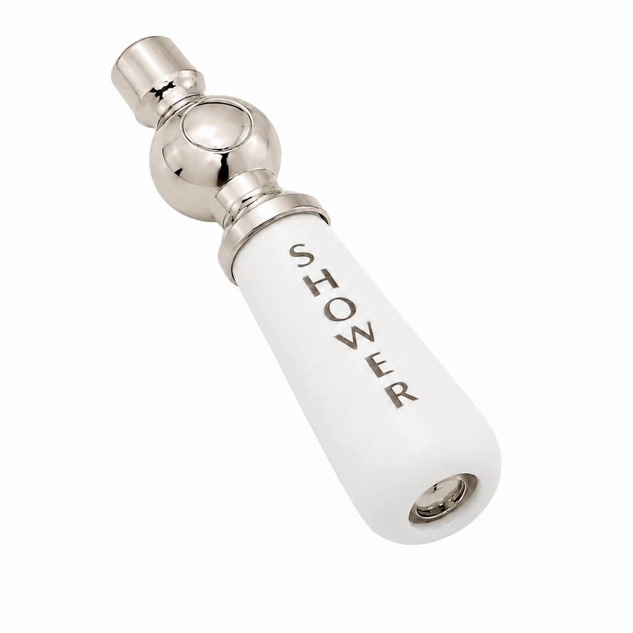 Strom Living P0206 Porcelain Diverter Handle Polished Nickel - Faucet Parts