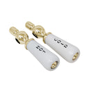 Strom Living P0206 Porcelain Temperature Lever Handle Supercoat Brass - Faucet Parts