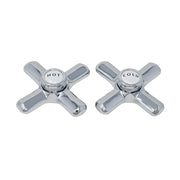 Strom Living P0217 Crosspoint Handles with Porcelain Button