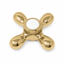 Strom Living P0219 Cross Point Diverter Handle with Porcelain Buttons Supercoat Brass - Faucet Parts