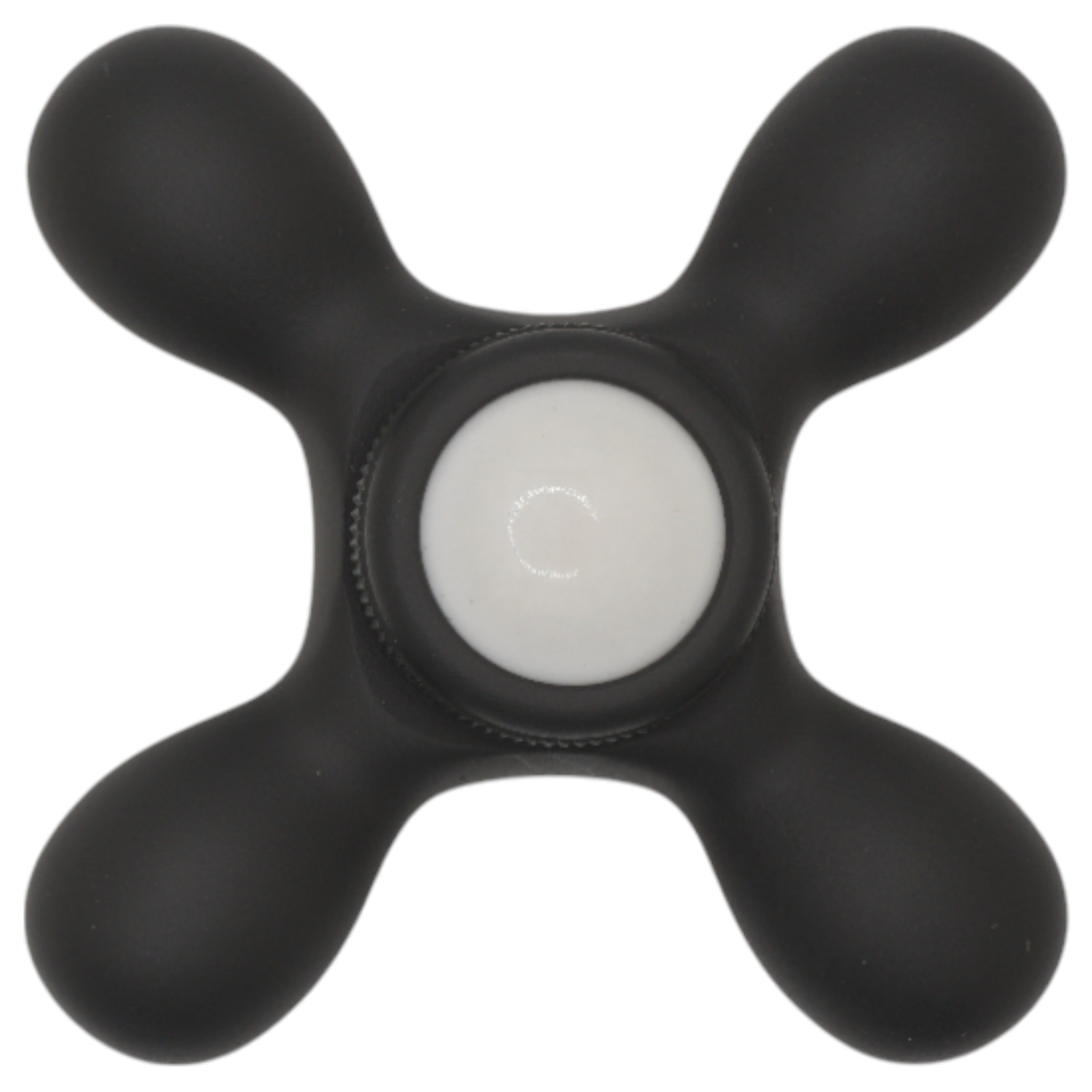 Strom Living P0219 Cross Point Handle with Porcelain Buttons