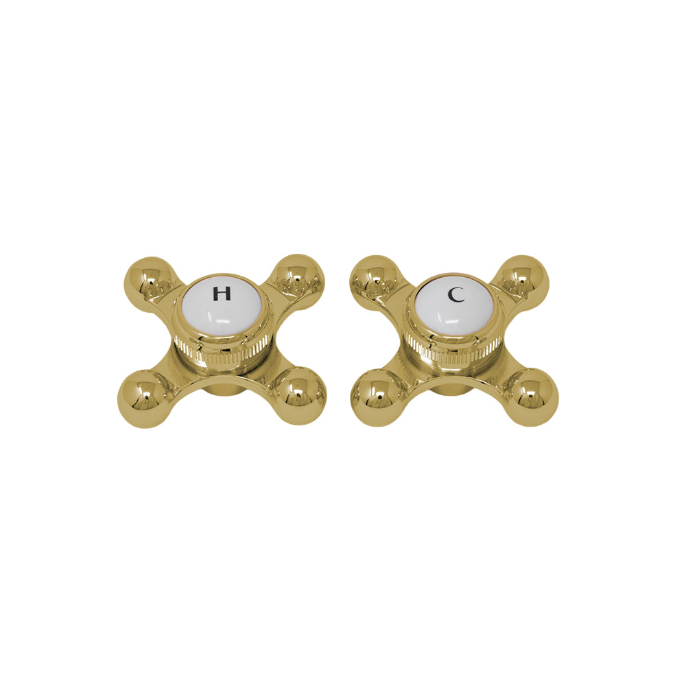 Strom Living P0220 Cross Point Temperature Handles with Button
