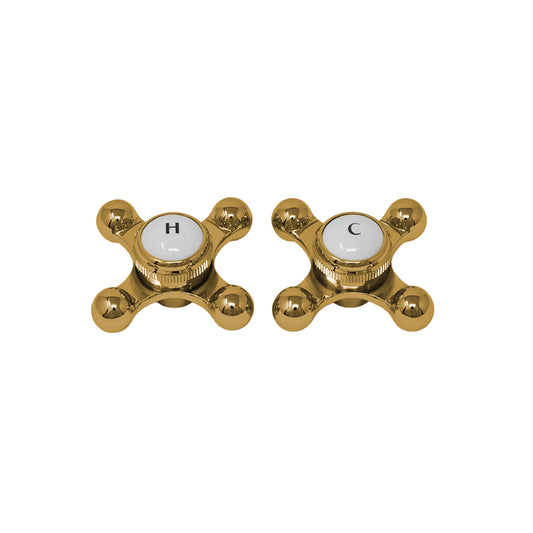 Strom Living P0220 Cross Point Temperature Handles with Button