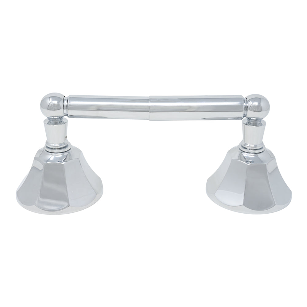 Mississippi Vintage Style Wall Mount Toilet Paper Holder, Solid Brass and Mounting Hardware P0301 | Strom Living Chrome - Bathroom Accessories