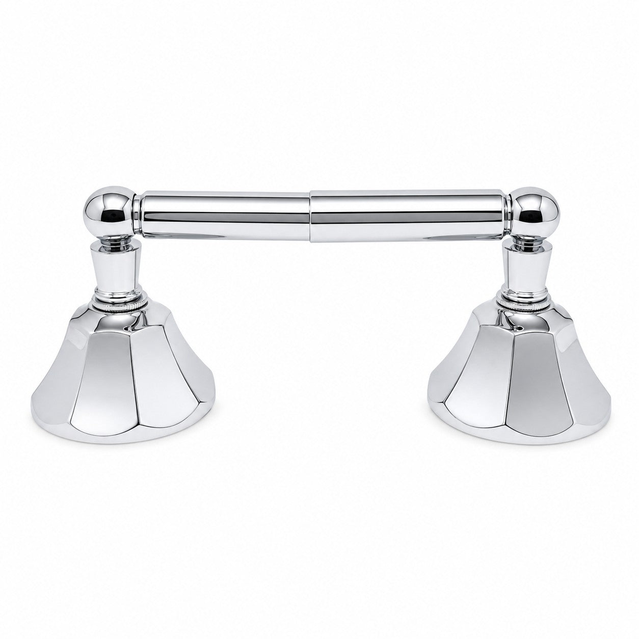 Mississippi Vintage Style Wall Mount Toilet Paper Holder, Solid Brass and Mounting Hardware P0301 | Strom Living Chrome - Bathroom Accessories