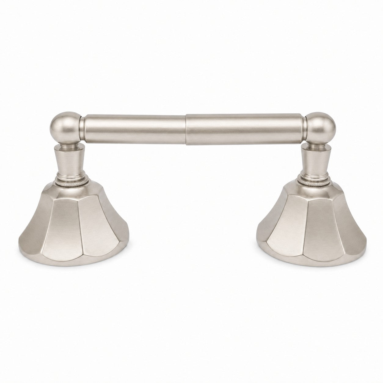 Mississippi Vintage Style Wall Mount Toilet Paper Holder, Solid Brass and Mounting Hardware P0301 | Strom Living Matte Nickel - Bathroom Accessories