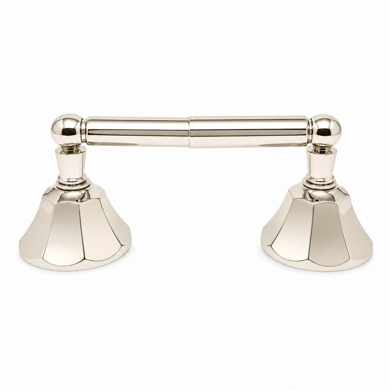 Mississippi Vintage Style Wall Mount Toilet Paper Holder, Solid Brass and Mounting Hardware P0301 | Strom Living Polished Nickel - Bathroom Accessories
