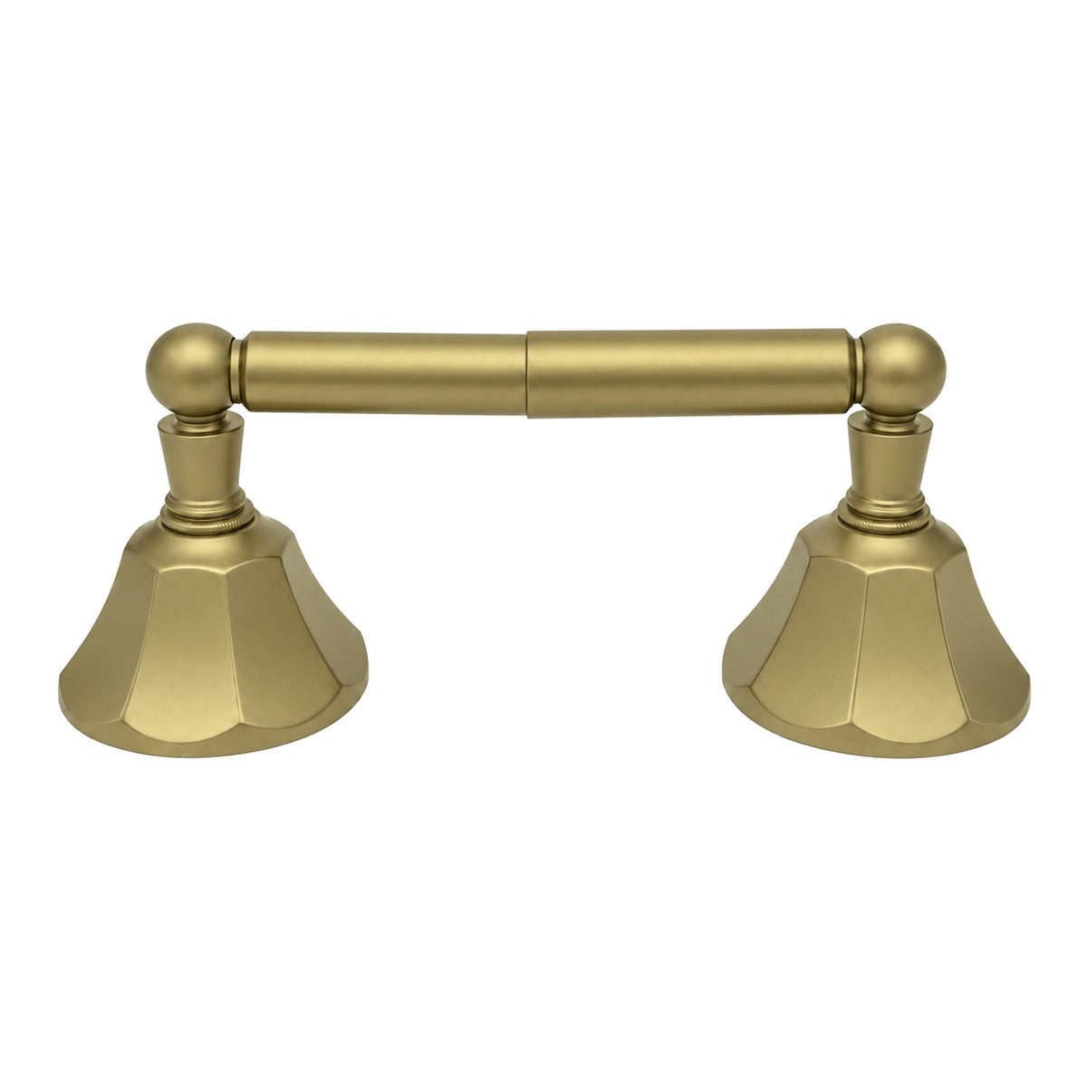 Mississippi Vintage Style Wall Mount Toilet Paper Holder, Solid Brass and Mounting Hardware P0301 in Raw Brass